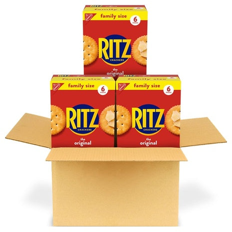 3 Family Size Boxes RITZ Crackers (OU-D)