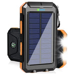 38800mAh Capacity Solar Charger With 2 LED Flashlight