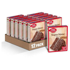 12-Pack Betty Crocker Super Moist Milk Chocolate Cake Mix (OU-D)