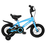 Naipo 12" Kids Girls and Boys Blue Bike with Training wheel