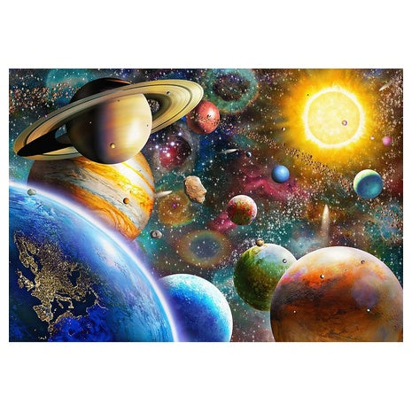 1000 Pieces Space Traveler Solar System Puzzle