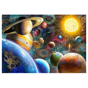 1000 Pieces Space Traveler Solar System Puzzle