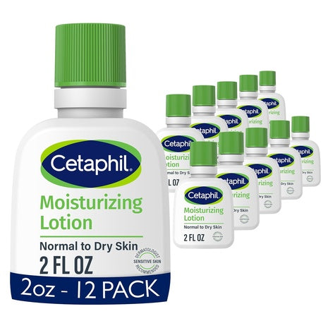 12-Pack Cetaphil Face & Body Moisturizing Lotion (2 oz)