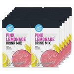 12 Packs of Amazon Brand Pink Lemonade Drink Mix Singles