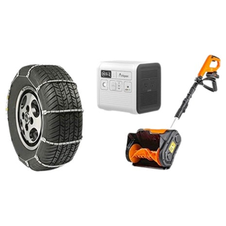 Snow Blowers, Power Stations, Heaters, Tire Chains & More on Sale