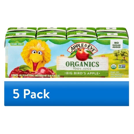 40 Boxes Apple & Eve Sesame Street Apple Juice