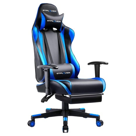 GTPLAYER Gaming Chair With Footrest (Various)