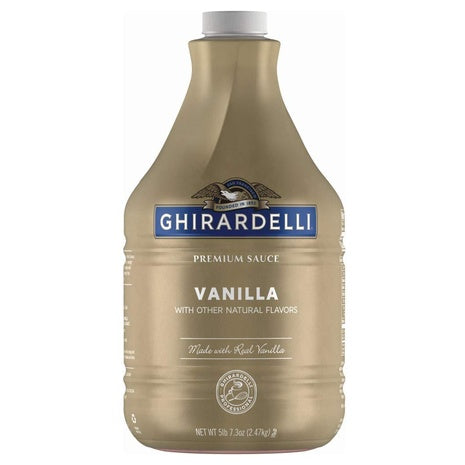Ghirardelli Vanilla Sauce Pump Bottle (Kof-K Dairy)