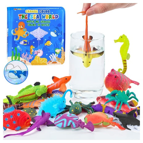13 Color Changing Bath Toys