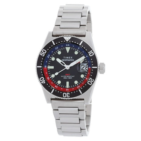 Timex Men's 41mm Deepwater Reef Quartz Black Dial Dive Watch