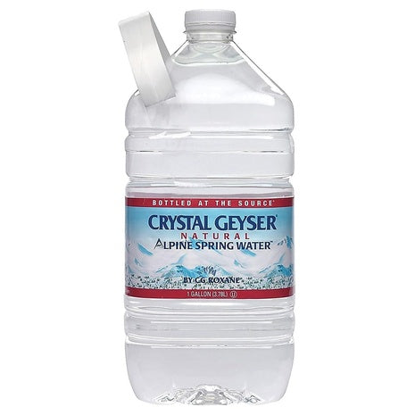 6 Gallons of Crystal Geyser Natural Alpine Spring Water