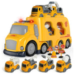 5 In 1 Construction Transport Carrier Truck Toy