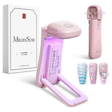 2-in-1 MelodySusie Cordless UV Nail Lamp With Fold-Out Stand