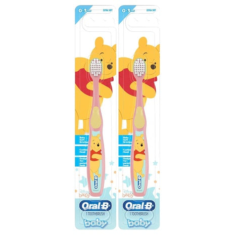 2 Oral-B Disney Pooh Baby Toothbrushes