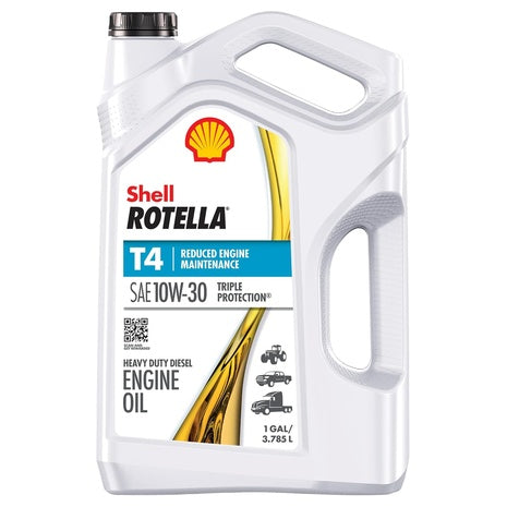 1-Gallon Shell Rotella T4 Triple Protection 10W-30 Diesel Engine Oil