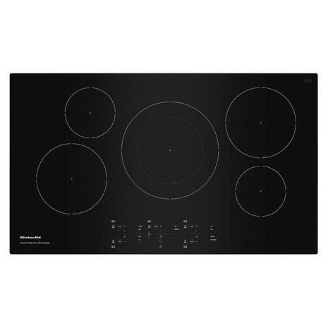 KitchenAid 36" Wide 5 Element Built-In Electric Induction Cooktop