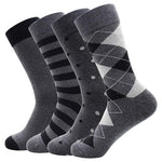 4 Pairs Of Cotton Crew Socks