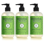 3 Pack 12.5oz Mrs. Meyer's Clean Day Liquid Hand Soap, Fresh Cut Grass Scent