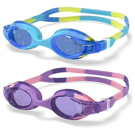 Pack Of 2 Aegend Kids Swimming Goggles (10 Colors)