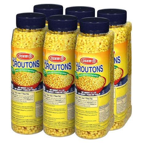 6 Containers Osem Mini Croutons