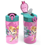 2-Piece Kid's Spout Cover Bottle w/ Built-in Carrying Loop