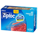 Pack of 60 Ziploc Quart Food Storage Freezer Bags
