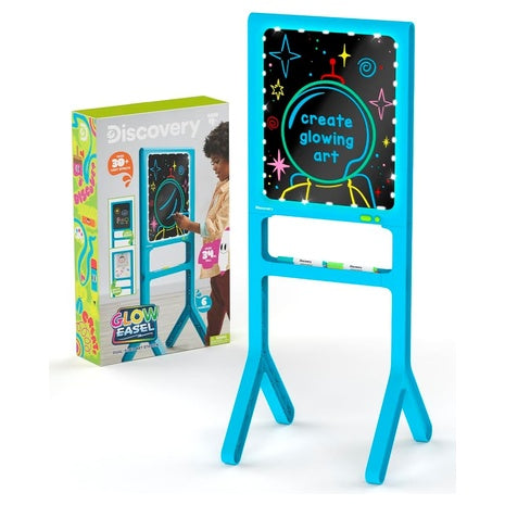 Discovery Glow Easel Dual-Sided Art Station