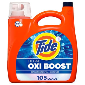 420 Loads Tide Ultra Oxi Boost Liquid Laundry Detergent