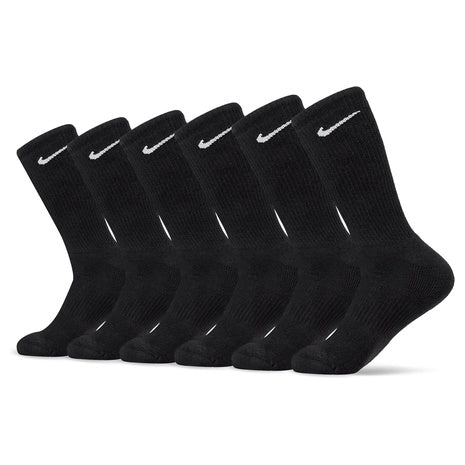 6 Pairs Nike Everyday Cushioned Crew Training Socks
