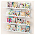 4-Pack 23" Decorative Metal Floating Shelves