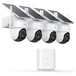Solar-Powered Wireless Security 4-Camera Kit