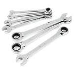 7-Piece Husky Ratcheting SAE Combination Wrench Set