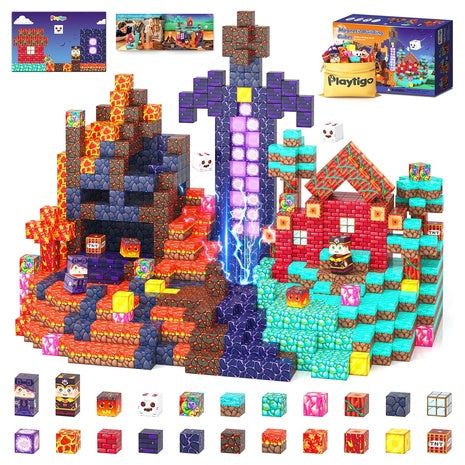 154-Piece Magnetic Blocks Set