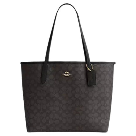 Coach Women's City Tote Bag In Signature Canvas