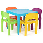 Humble Crew Plastic Table & 4 Chairs Set