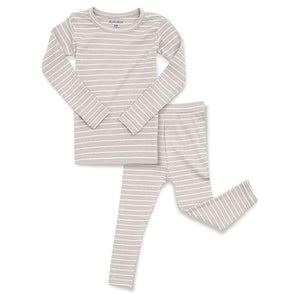 Size 12-24 Months Beige Ribbed Pajamas