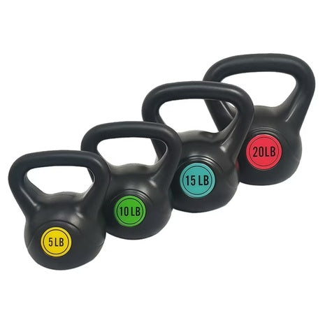 5lb, 10lb, 15lb and 20lb Kettlebell Bundle