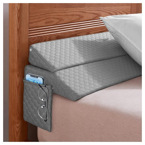 King Size Gap Filler Mattress Headboard Wedge Pillow