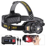 Rechargeable LED Head Headlamp w/ 12 Modes