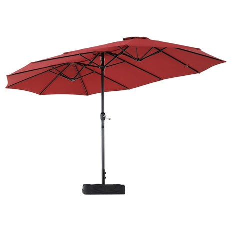 15ft Double-Sided Patio Umbrella