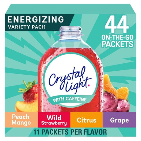 44 Crystal Light Energizing On-the-Go Packets