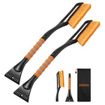 2-Pack 27" AstroAI Snow Brush with Detachable Snow Scrapers