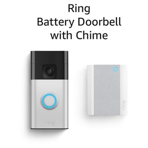 Ring Battery Doorbell with Ring Chime