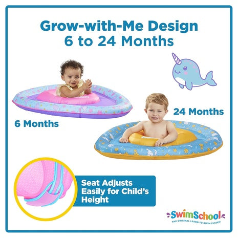 SwimSchool Grow With Me Baby Pool Float