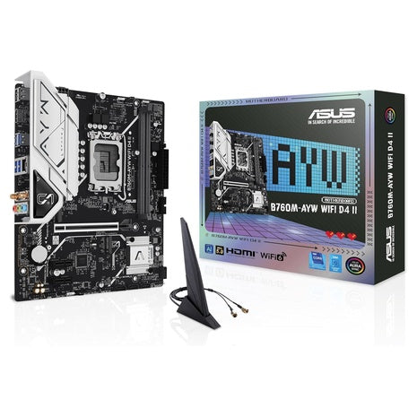 ASUS WIFI D4 II Intel B760 (LGA 1700) MicroATX MATX Motherboard