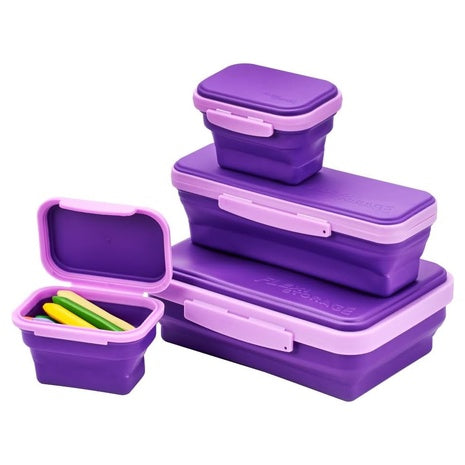 4-Piece LockerMate Collapsible Storage Boxes
