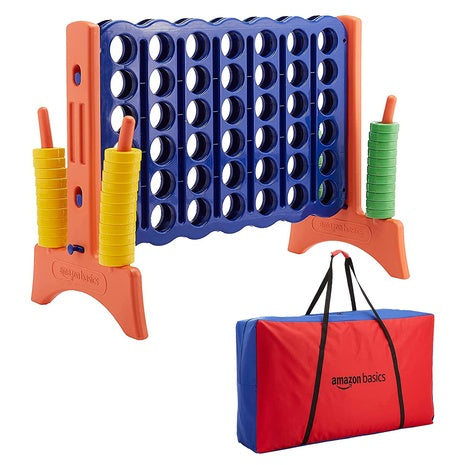 Giant 4-in-a-Row Game Set with Carrying Bag