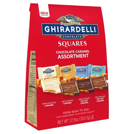 Ghirardelli Chocolate Caramel Squares Assortment (Kof-K Dairy)