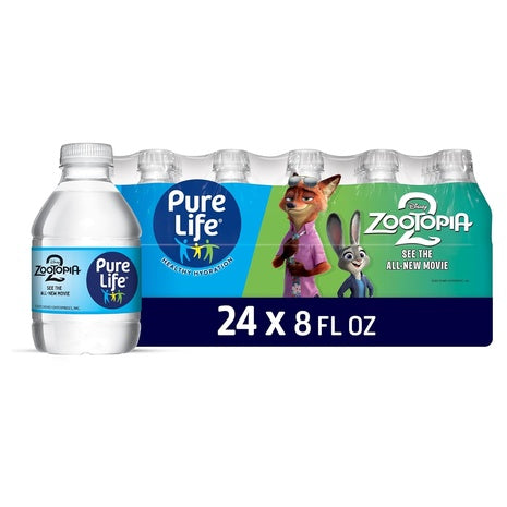 24 Pure Life Purified Water Bottles