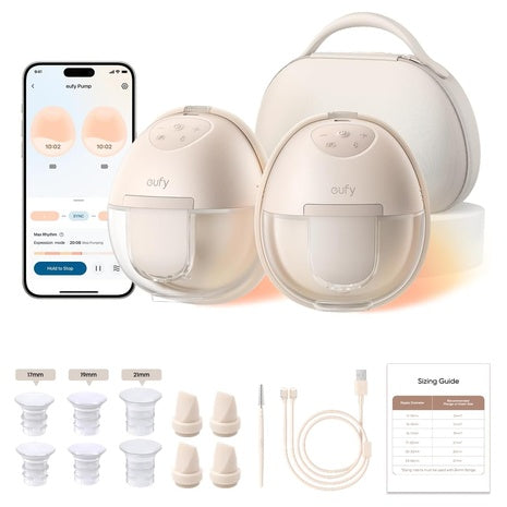 Eufy Security Electric Hands-Free Wearable Breast Pump S1 Pro